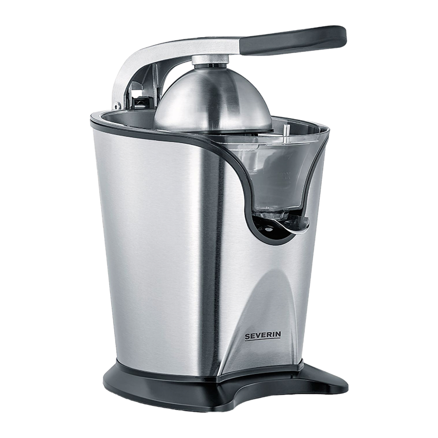 SEVERIN CP 3544 Manual