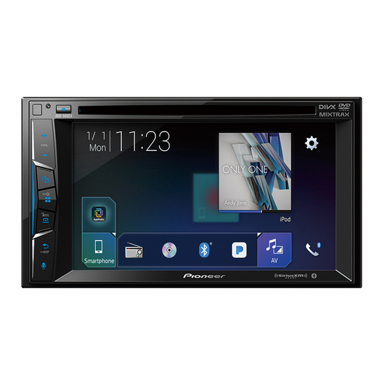 Pioneer AVH-601EX Installation Manual