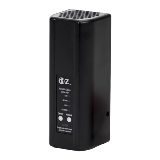Oz Oz Portable Air Purifier Manuals