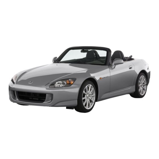 Honda S-2000 2008 Manual