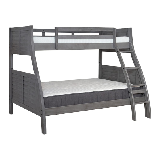 PowellKids Easton Bunk Bed 16Y8185BB Manuals