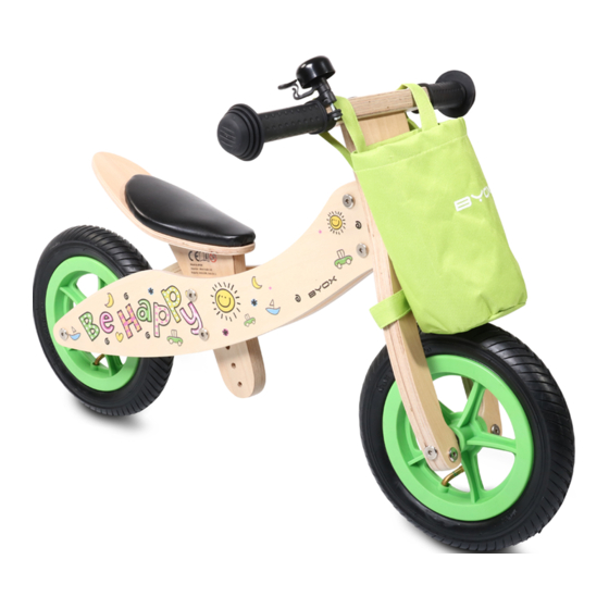 byox Be Happy Children's Tricycle Manuals