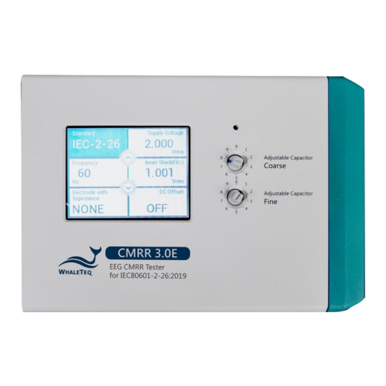 WHALETEQ CMRR 3.0E User Manual