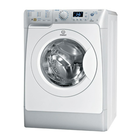 Indesit PWE 91273 S Instructions For Use Manual
