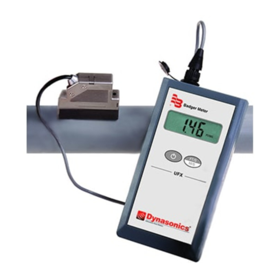 User Manuals: dynasonics UFX Ultrasonic Flow Meter