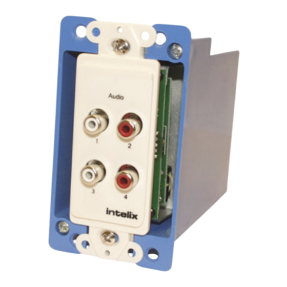 Intelix AVO-A4-WP-F Installation Manual