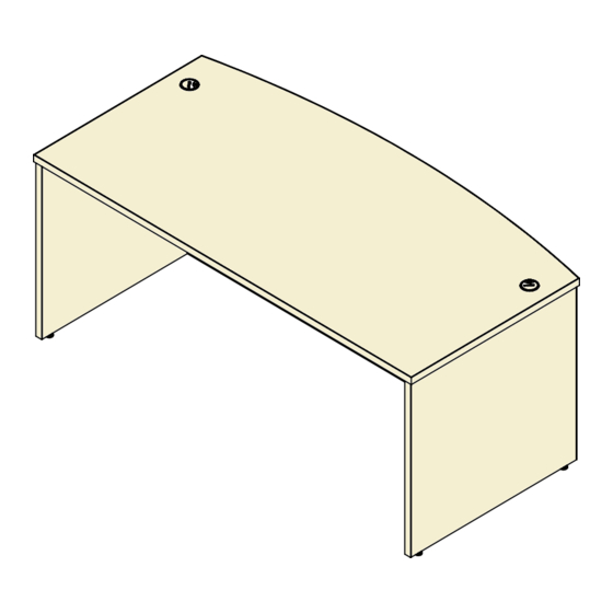 CLEAR DESIGN EDGE CASEGOODS EBDF3571 Assembly Instructions Manual