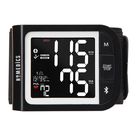 HoMedics BPW-930BT Manual