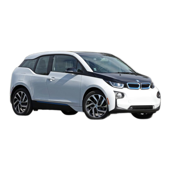 BMW I3 User Manual