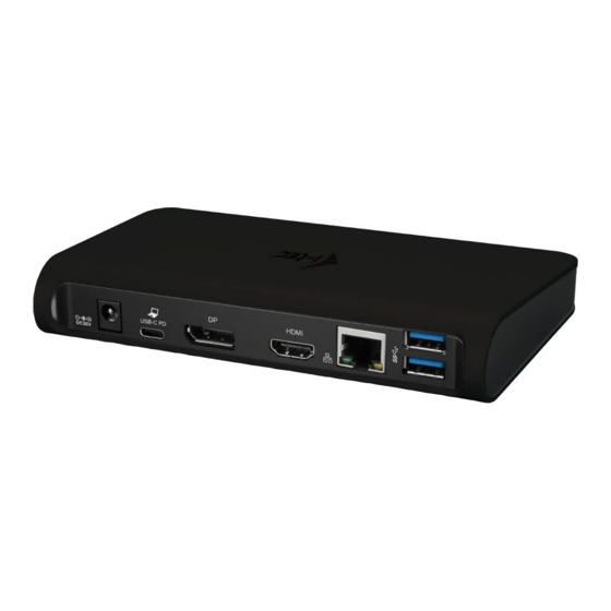 i-tec USB-C Dual Display User Manual