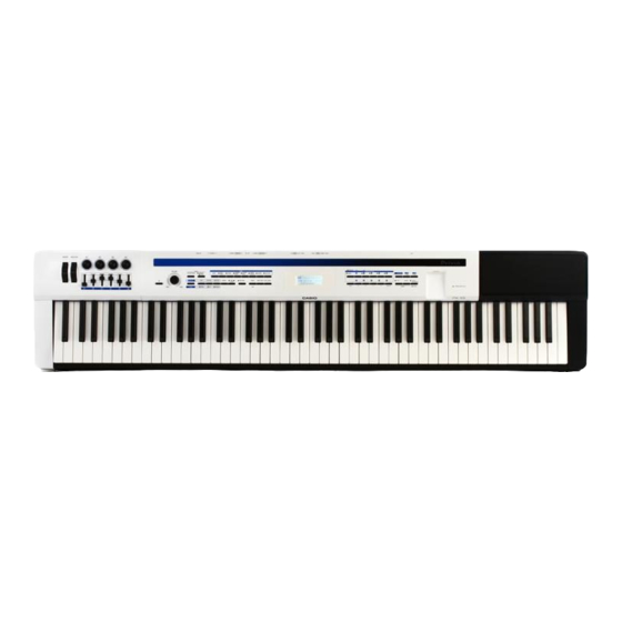 Casio Privia Quick Start Manual