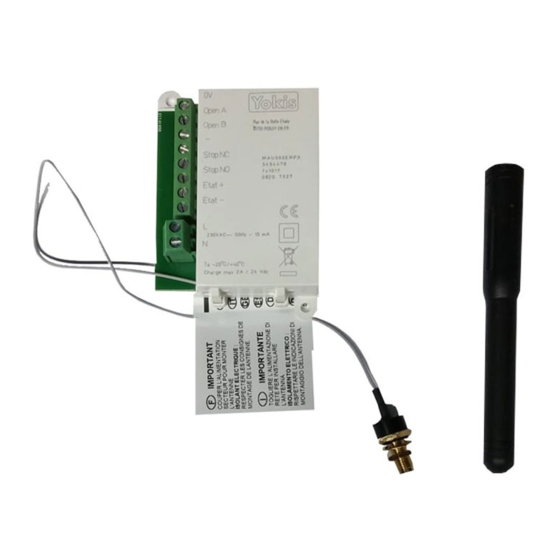 urmet domus YOKIS MAU500ERP Manual