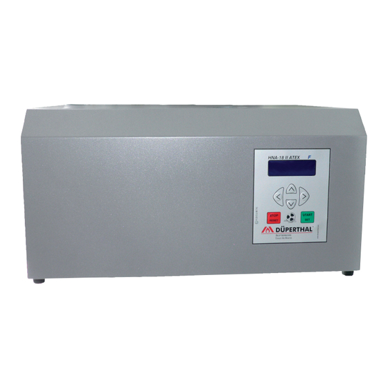 DÜPERTHAL HNA-18 II ATEX F User Manual