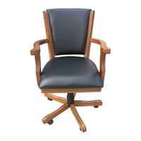 Hathaway Kingston Poker Table Arm Chair NG2351CH Assembly Instructions Manual