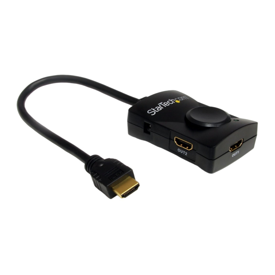 StarTech.com ST122HDMILE Installation Manual