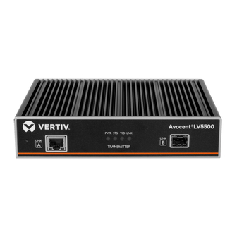 Vertiv Avocent LongView 5500 Series Quick Installation Manual