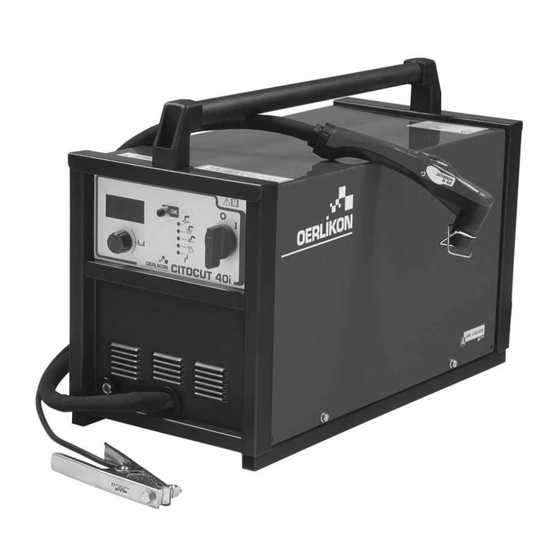 Air Liquide Oerlikon CITOCUT 40 I Use And Maintenance Manual