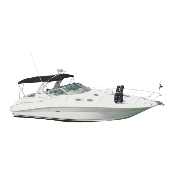 Sea Ray 375 Sundancer Owner's Manual