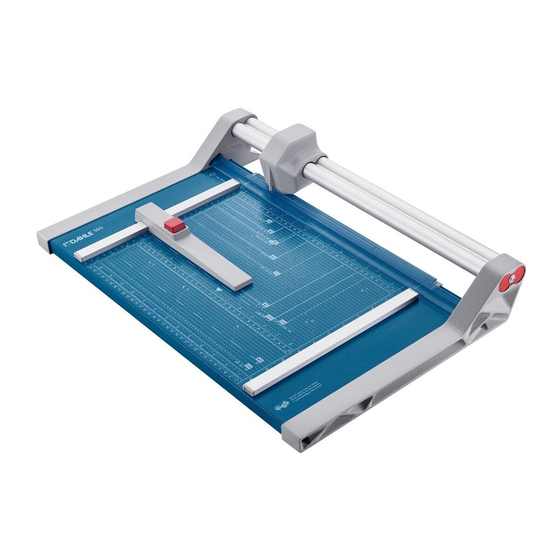 Dahle 550 Translation Of The Original User Manual