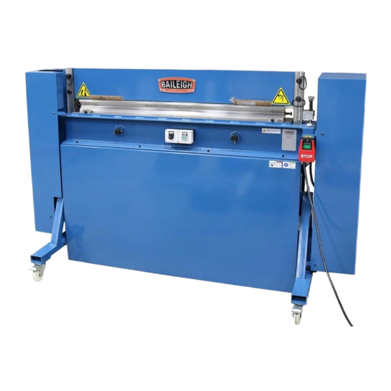 Baileigh BP-4830 Beam Hydraulic Press Manuals