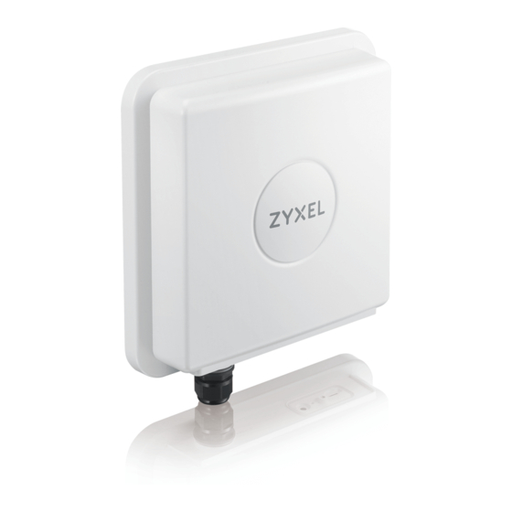 ZyXEL Communications LTE7485-S905 Quick Start Manual