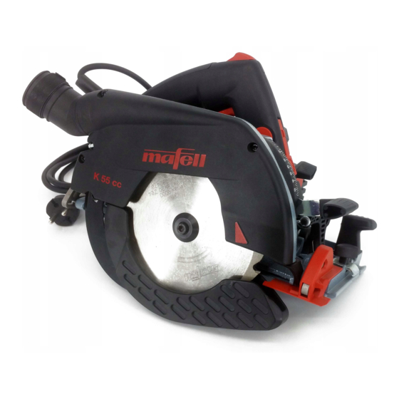 Mafell K 55 18M bl Translation Of The Original Operating Instructions