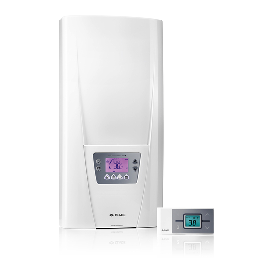 clage DSX SERVOTRONIC MPS Installing Instructions For The Professional