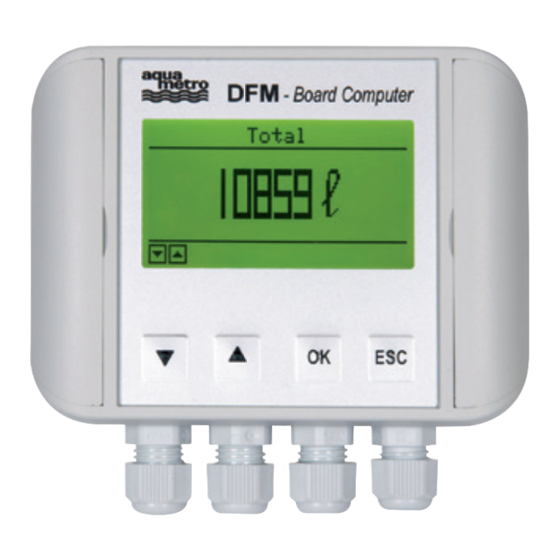aqua metro CONTOIL DFM Mounting And Operating Instructions