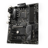 MSI Z370 TOMAHAWK Quick Start Manual