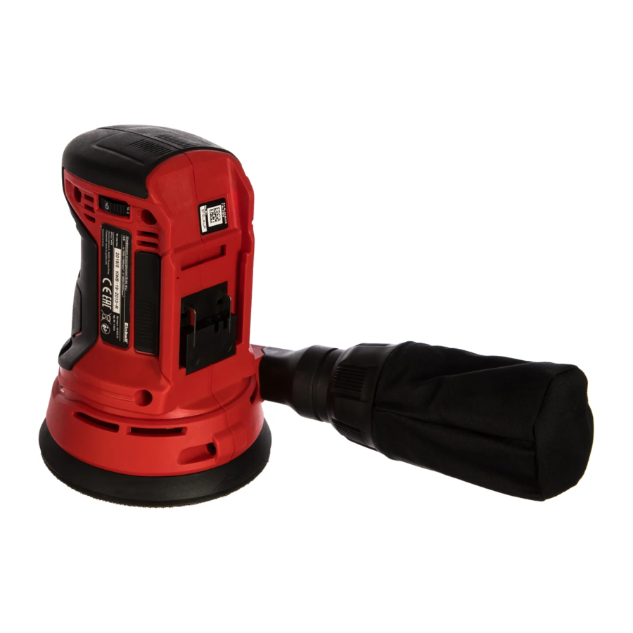 Einhell TE-RS 18 Li (44.620.10) - Grinder/Sander Manual