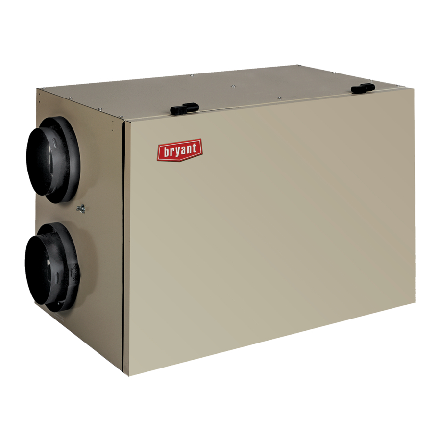 Bryant HRVXX Product Data