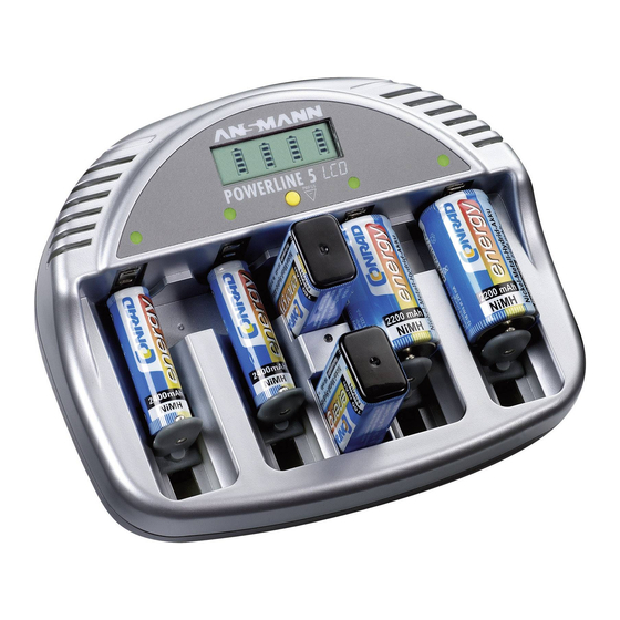 ANSMANN POWERLINE 5 LCD Operating Instructions Manual