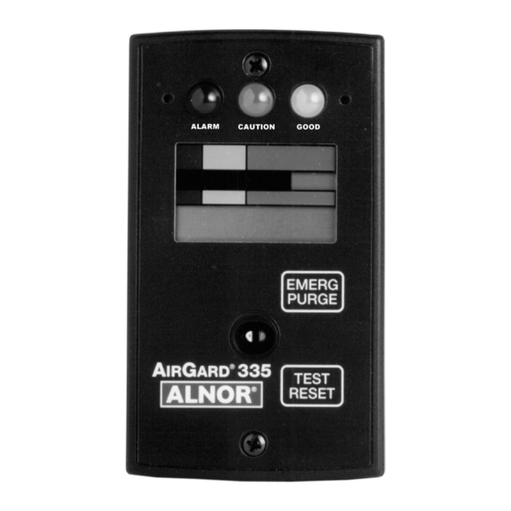 Alnor AirGard 335 Owner's Manual