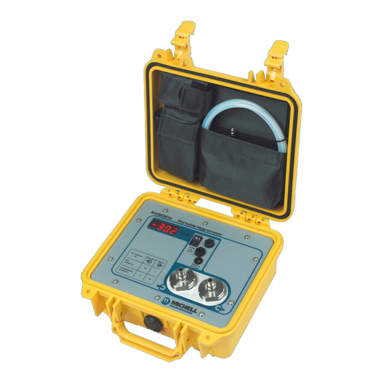 Michell Instruments Easidew Portable HP User Manual