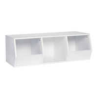 RiverRidge Kids Storage Stacker 02-072 Assembly Instructions Manual