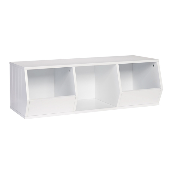 RiverRidge Kids Storage Stacker 02-072 Assembly Instructions Manual