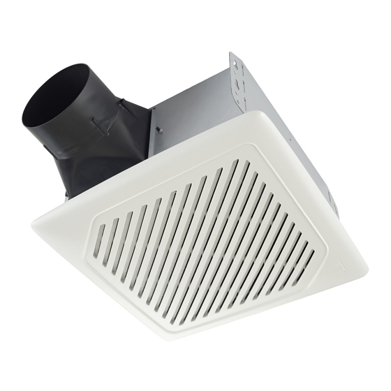 Broan InVent AER110S Installation And Use & Care Instructions