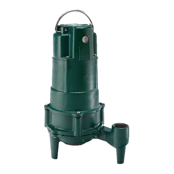 Zoeller 807 Installation Instructions Manual