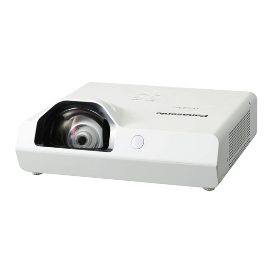 Panasonic PT-TW350 Operating Instructions (Functional Manual)