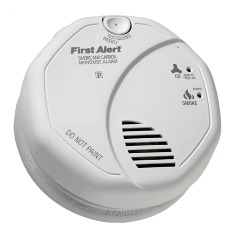 First Alert SC7010BA - AC Powered Smoke & Carbon Monoxide Alarm Manual