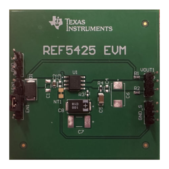 Texas Instruments REF54EVM Manuals