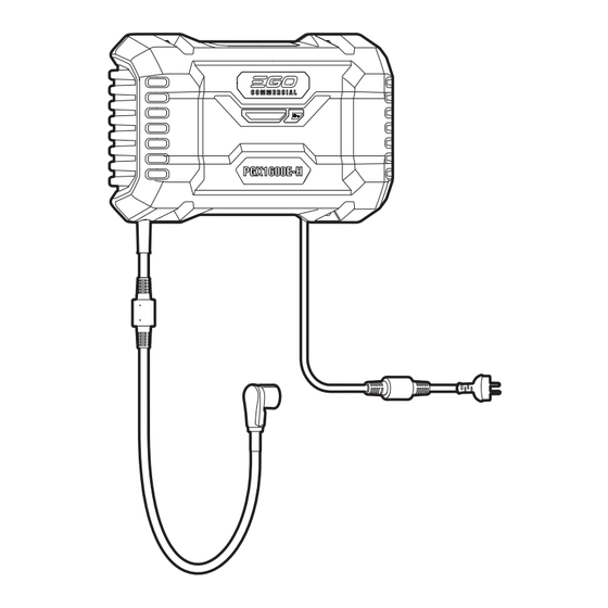 EGO COMMERCIAL PGX1600E-H Operator's Manual