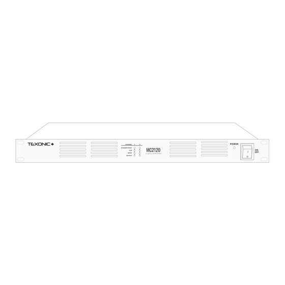 TEXONIC MC2120 Manuals