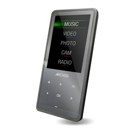Archos 24c vision Manual