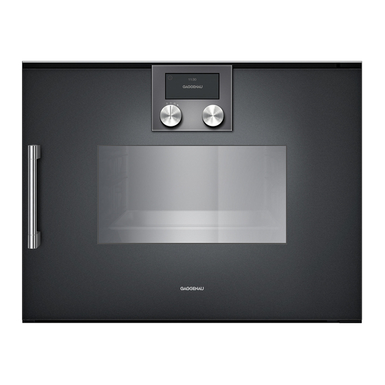 Gaggenau BS 220/221 Instruction Manual