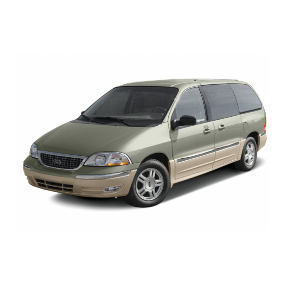 Ford Windstar 2001 Workshop Manual