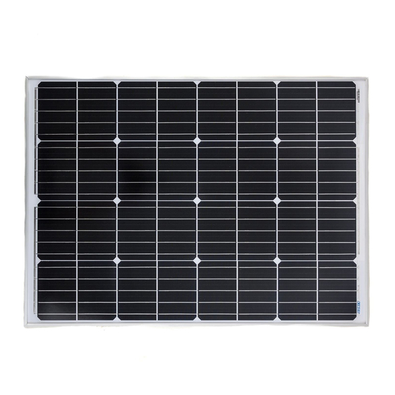 Kings Adventure Fixed Solar Panel Kit User Manual
