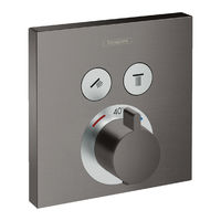 Hans Grohe ShowerSelect 157431 Series Installation/User Instructions/Warranty