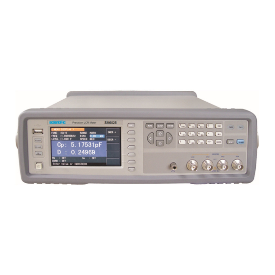 Scientific SM6025 Manuals