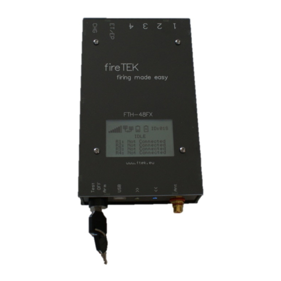 fireTEK FTM-48F Series Quick Manual